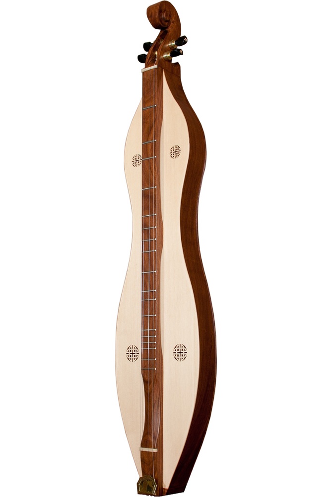 Roosebeck Emma Mountain Dulcimer 4-String Vaulted Fretboard Spruce Knotwork