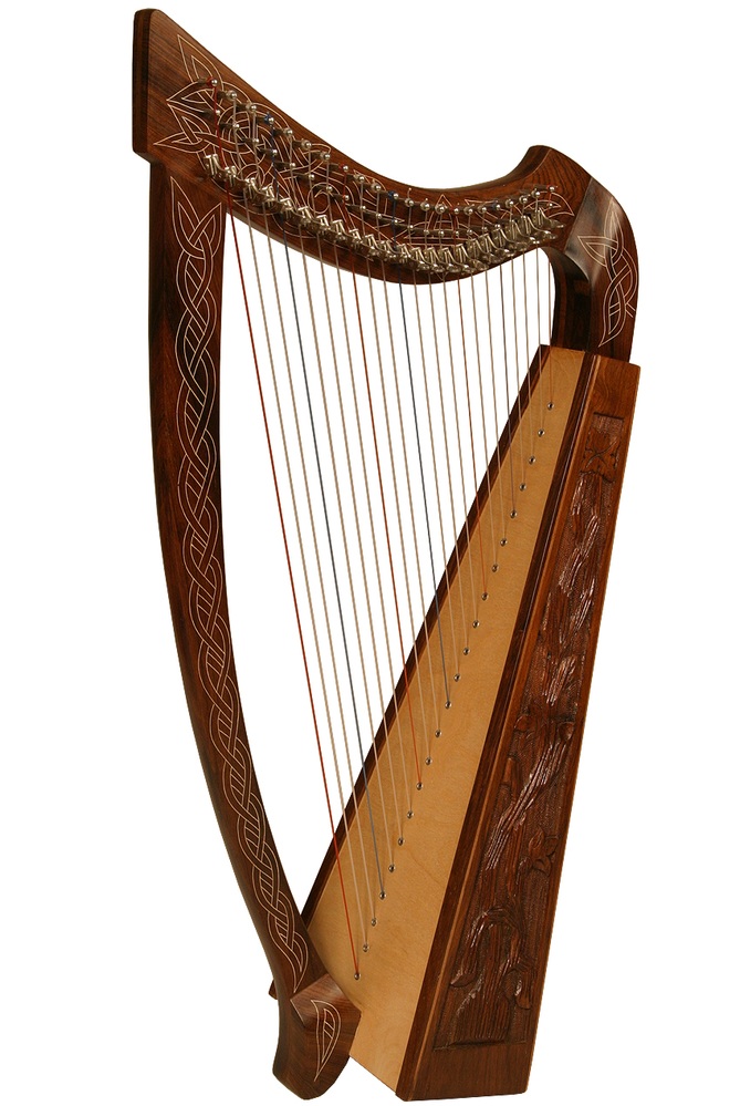Roosebeck Heather Harp™ 22 String Vine Design